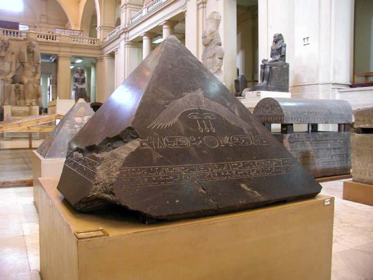 The Pyramidion Of The Black Pyramid Of Dashur (c. 1820 BC)
