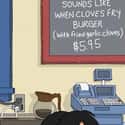 This Is What It Sounds Like When Cloves Fry Burger on Random Funniest Burger Puns on Bob's Burgers