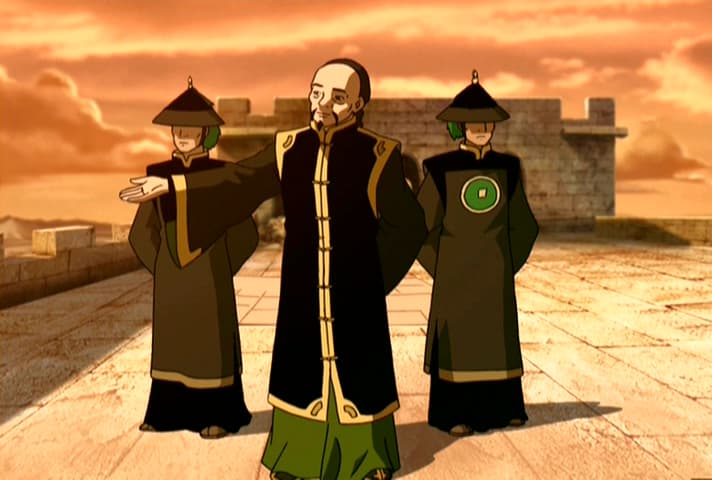 Мастер пиандао аватар. Агенты дай ли. Аватар 2006. Дай ли аватар. Аватар аанг маги земли.