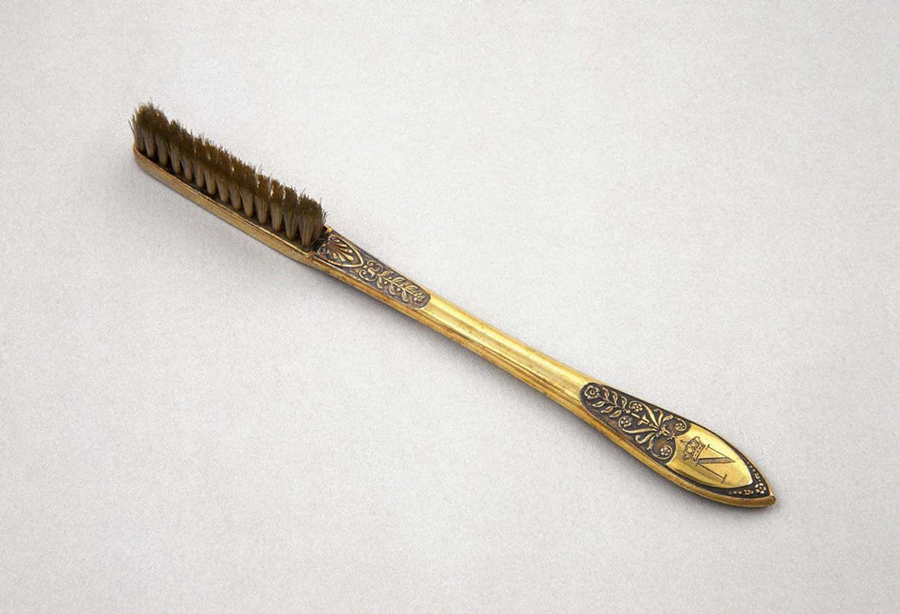 Napolean Bonaparte's Gold Toothbrush