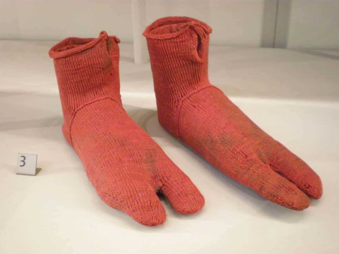 Red Knit Socks