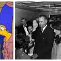 Lisa Is Sworn In As ‘Little Miss Springfield’ In A Scene Reminiscent Of LBJ Being Sworn In As President on Random Famous Historical Photos Recreated By 'The Simpsons'