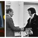 Mr. Burns And Richard Nixon Both Have A Pic With Elvis on Random Famous Historical Photos Recreated By 'The Simpsons'