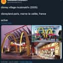 Disneyland Paris, Marne-La-Vallée, France on Random Most Unusual McDonald's Locations From Around World