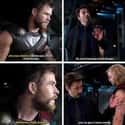 Tony Calling Thor 