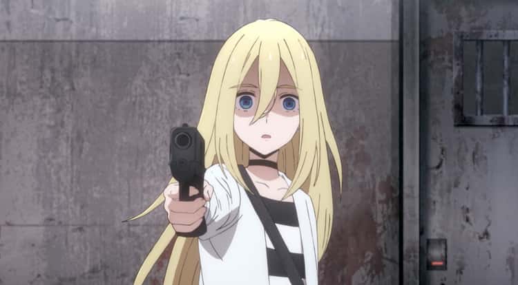 anime girl killing someone