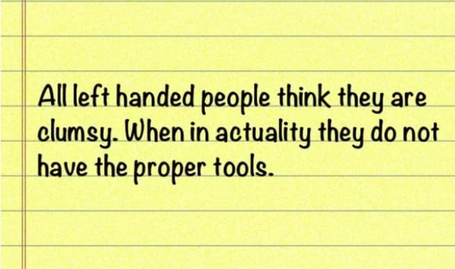 Relatable Memes That Only LeftHanded People Will Understand