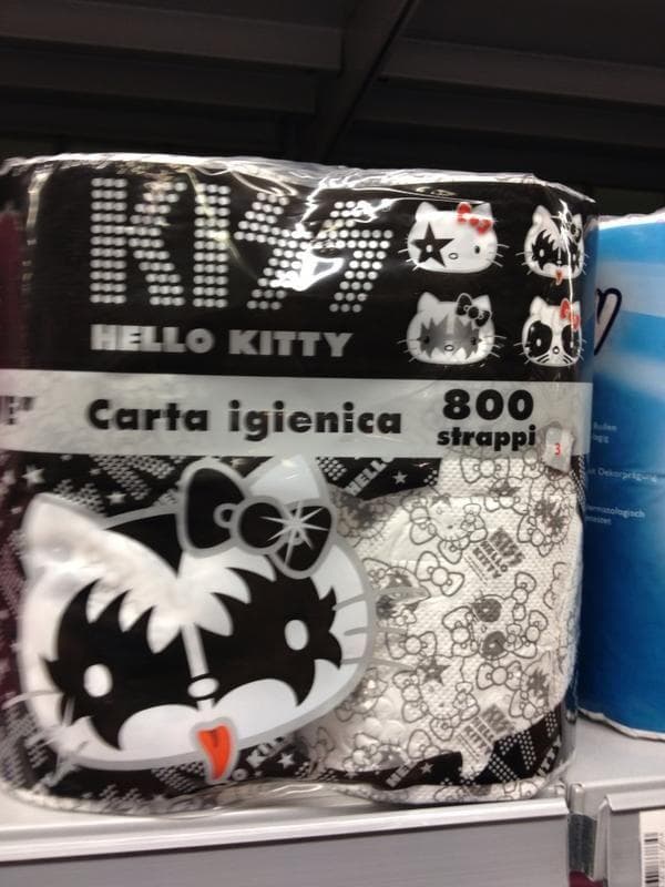 KISS-Themed Hello Kitty Toilet Paper