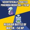There's Something In Those Water Bottles on Random Hilarious Examples Of Pokémon Logic That Make No Sense