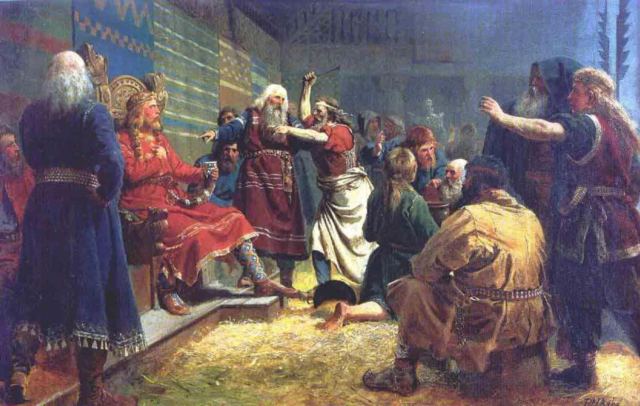 Vikings Engaged In Rap Battles