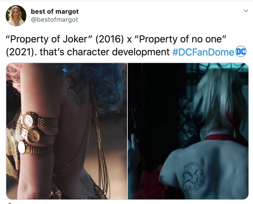 Harley Quinn In 'The Suicide Squad'  on Random Fans React To All Of Super Big Superhero News Announced From DC FanDome