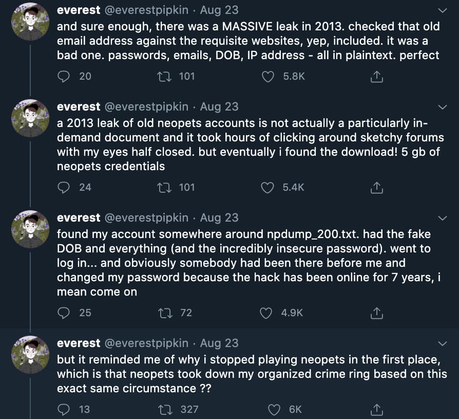 Neopets 2013 leak detector