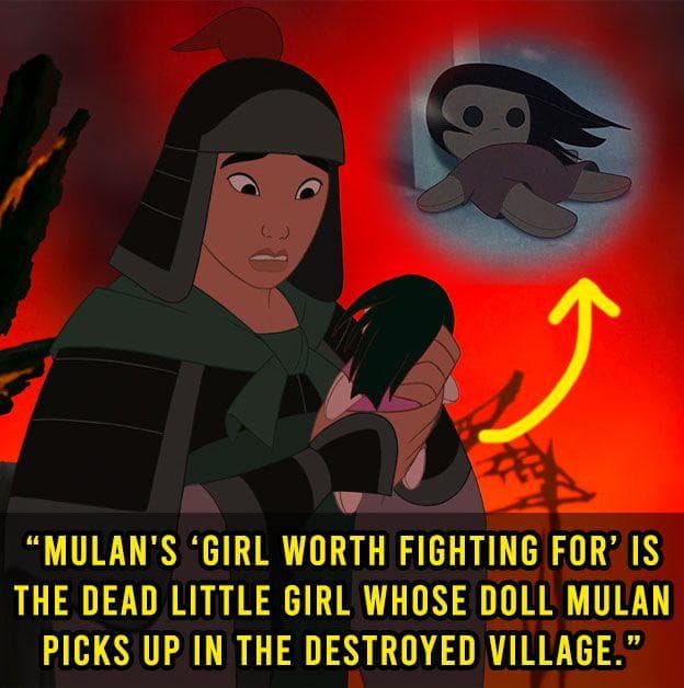 mulan village doll