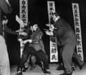 Otoya Yamaguchi Assassinating Inejiro Asanuma, General Secretary of the Japan Socialist Party (October 12, 1960) on Random Fascinating Historical Photos We Wish We Learned About In School