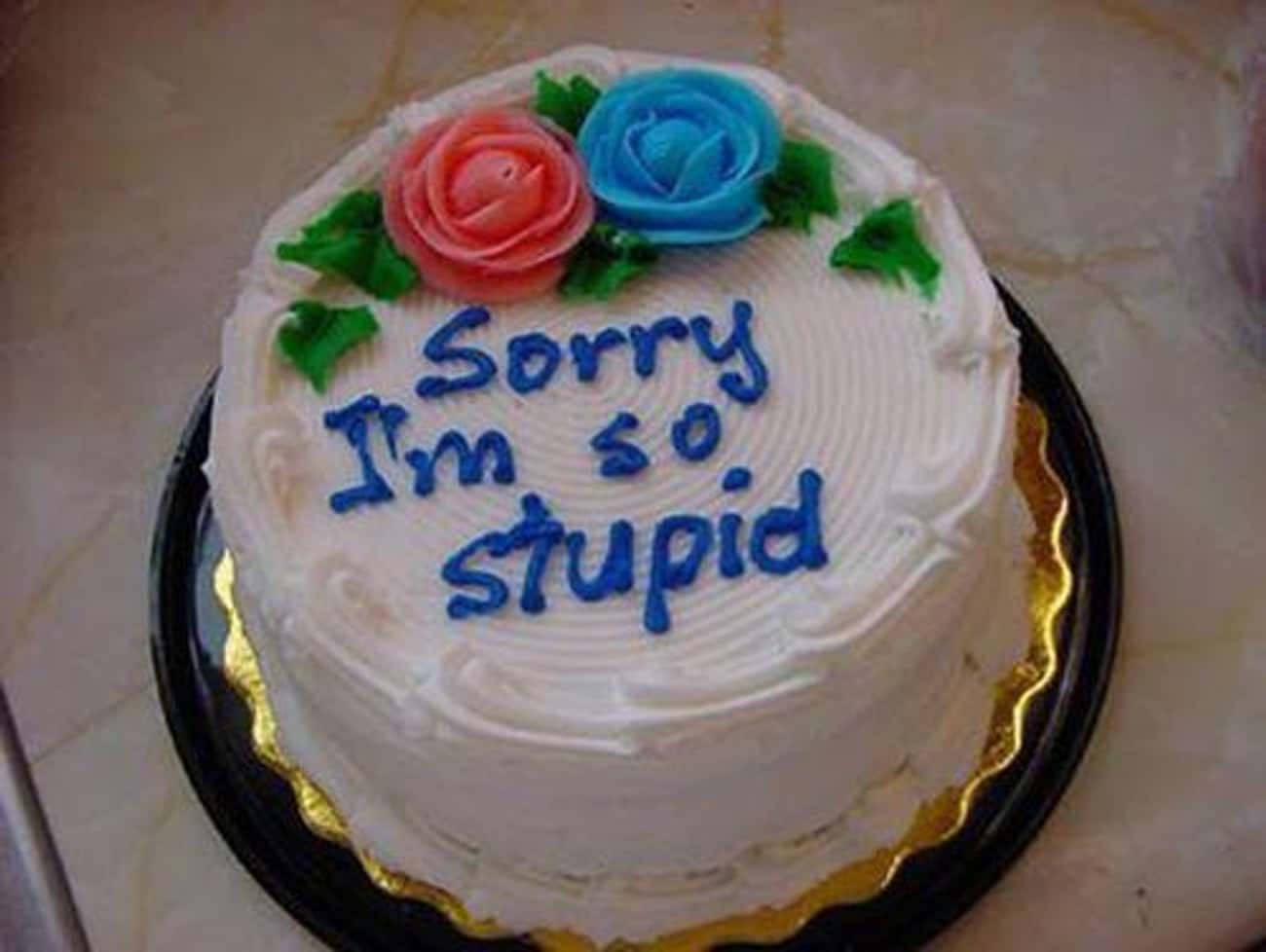 It is my birthday my stupid birthday. Тортик с извинениями. Торт с прощением. Торт с надписью прости. Извинительный торт.