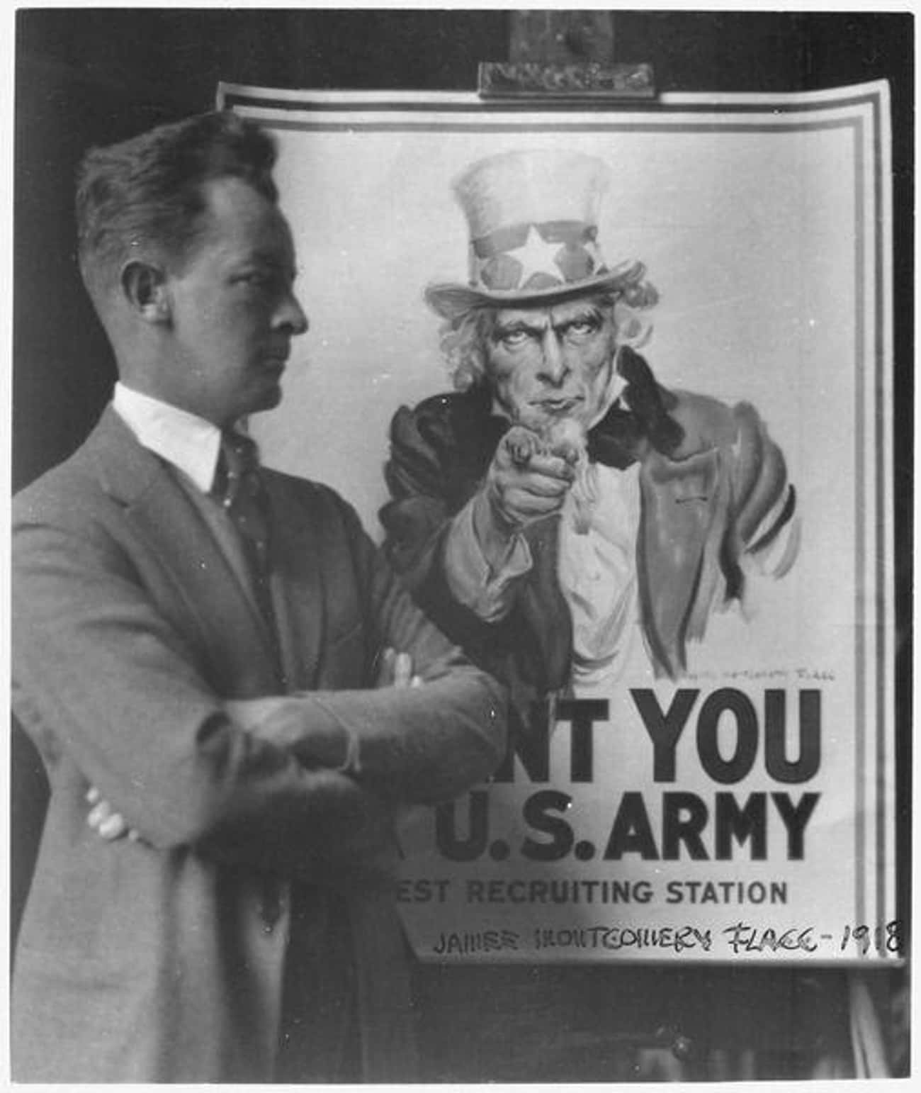 Uncle Sam Was A Musician Named Walter Botts Who Was Chosen By A Poster-Maker For His Distinct Features