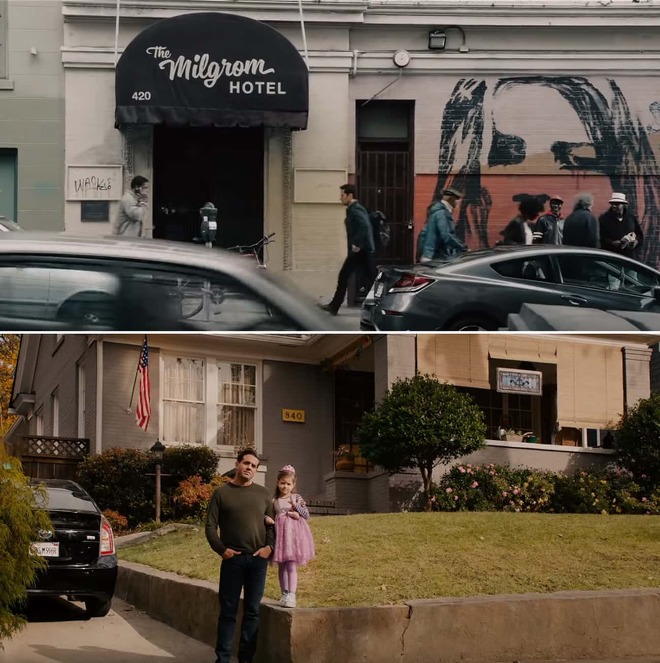 The address on Scott Lang's 'halfway house' #420 is literally half of his family's house #840.