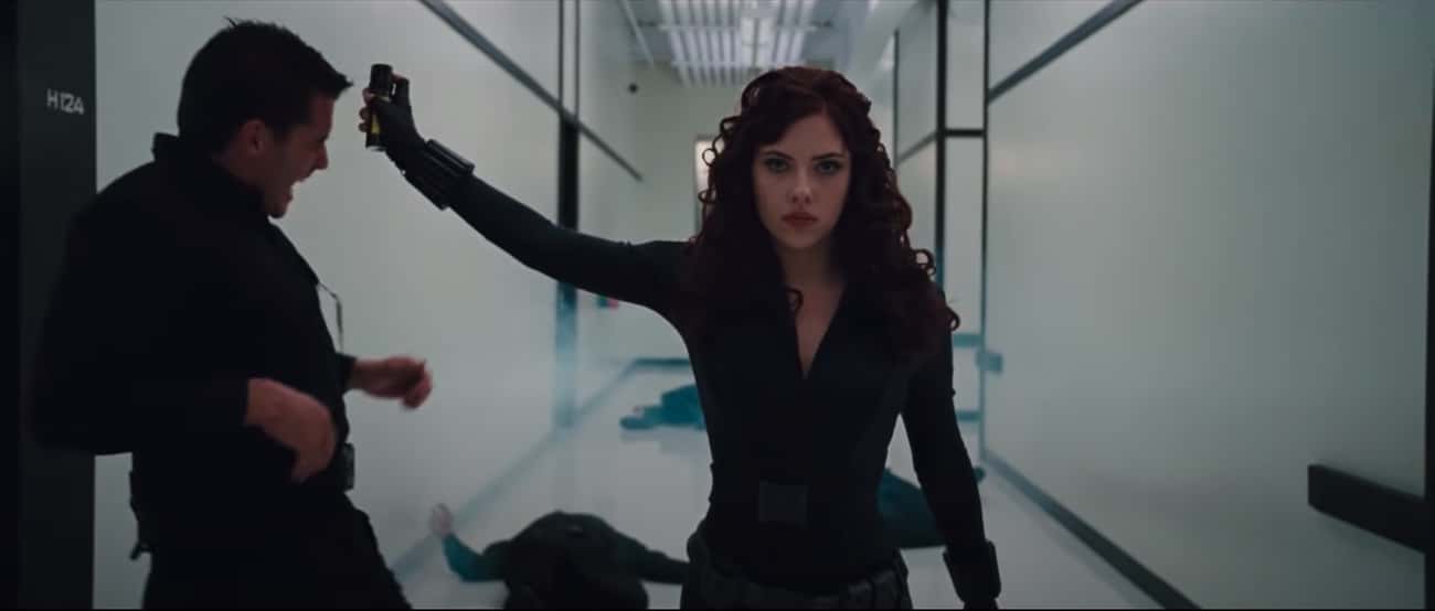Her Hallway Fight In 'Iron Man 2'