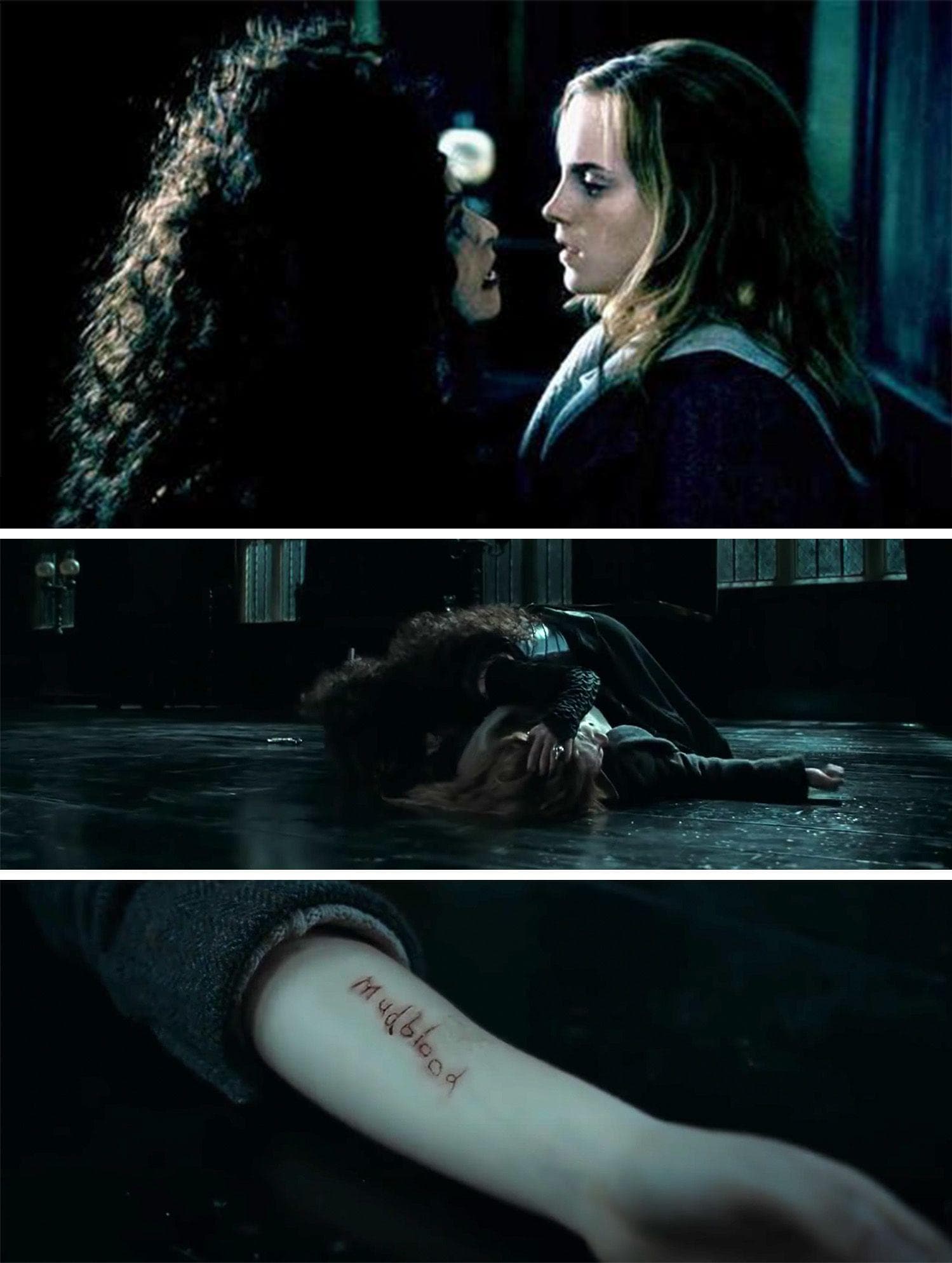 Bellatrix Tortures Hermione About Her Vault At Gringotts