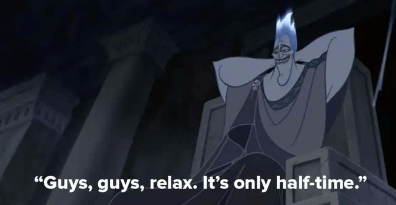Hades Calls Out The Movie's Run Time In 'Hercules'