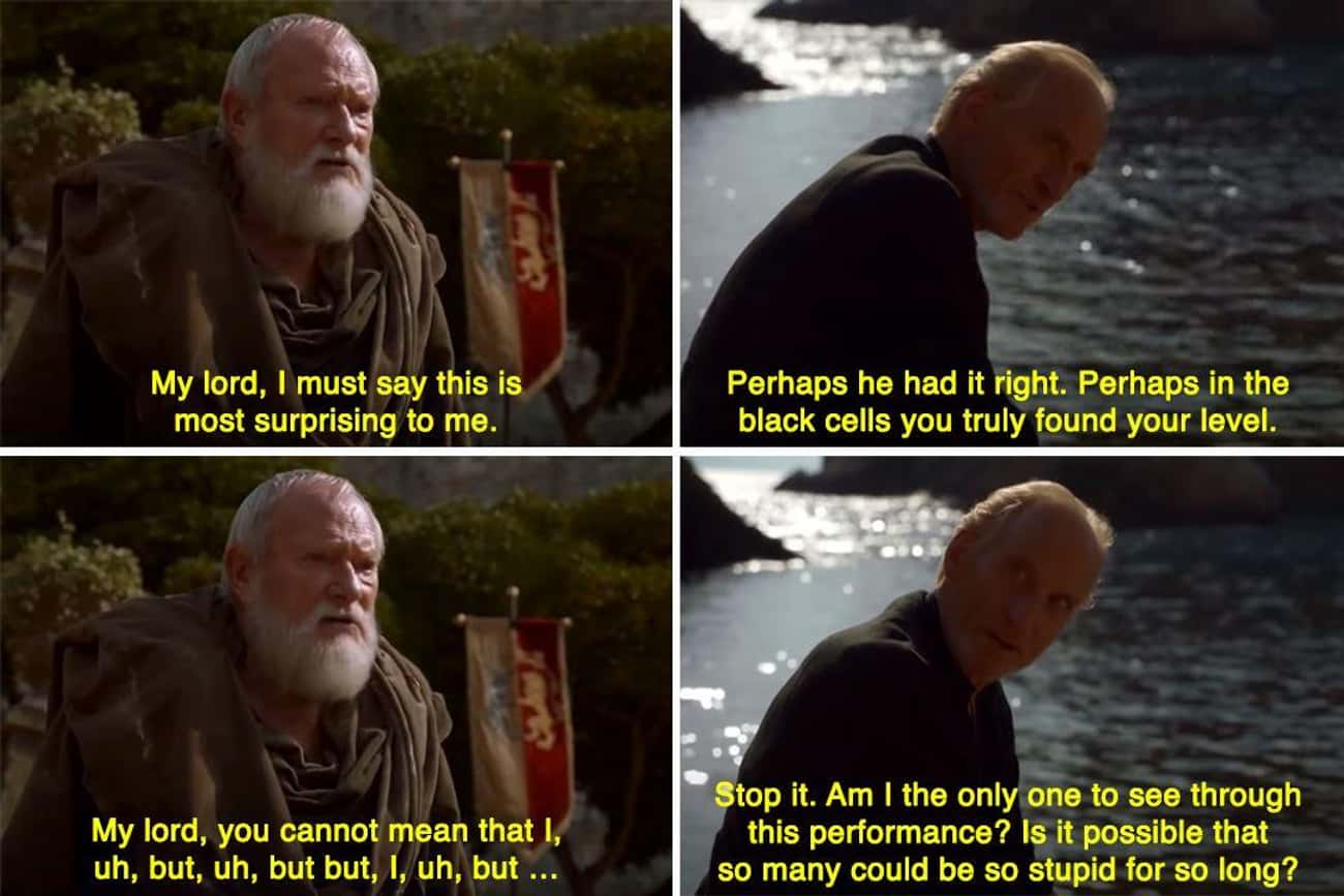 Tywin Isn't Having Any Of It From Pycelle (Season 3)