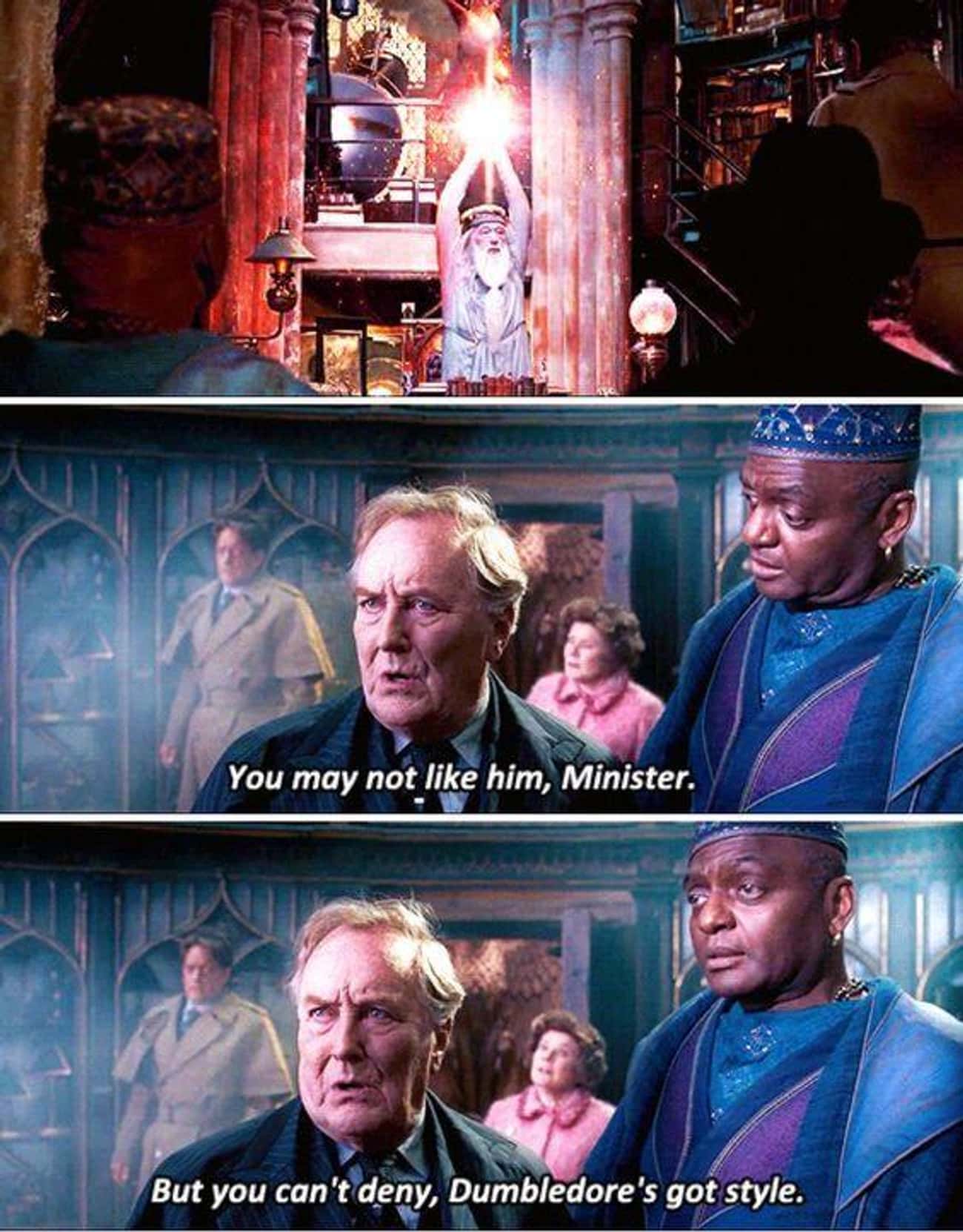 Dumbledore Has Got Style - Dramatic Exit