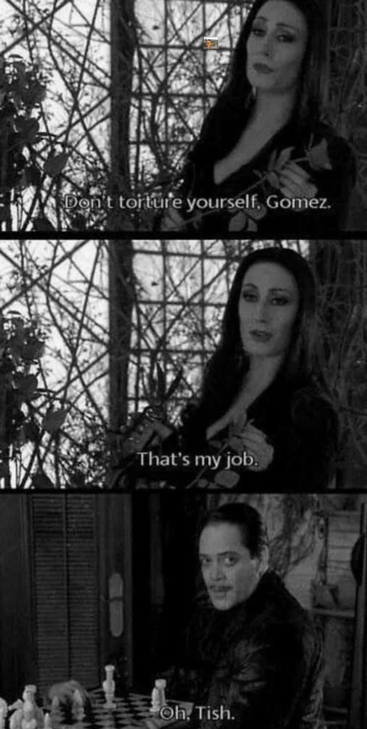 Relationship gomez and morticia What Couples