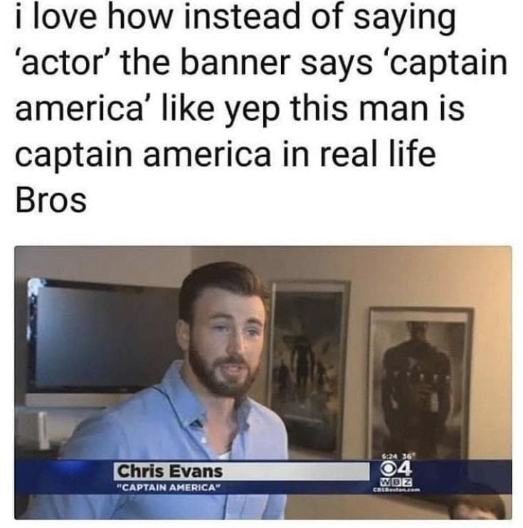 Chris Evans Memes You'll Love As Much As The Actor