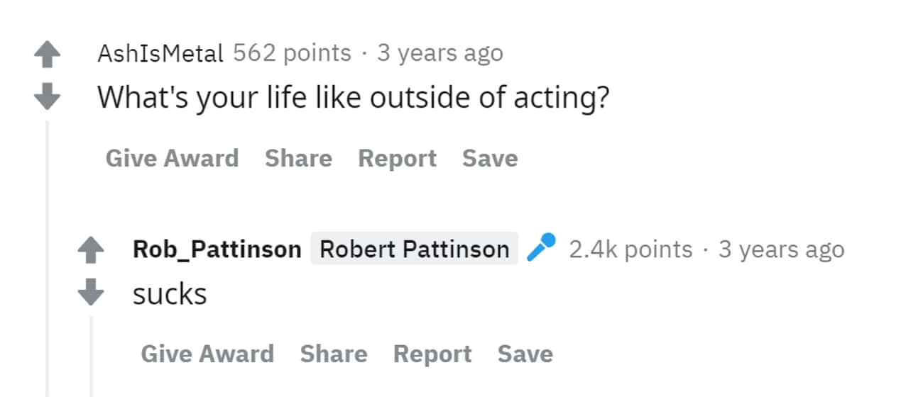 Robert Pattinson Gives A Detailed Outlook On His Personal Life Outside Of Acting