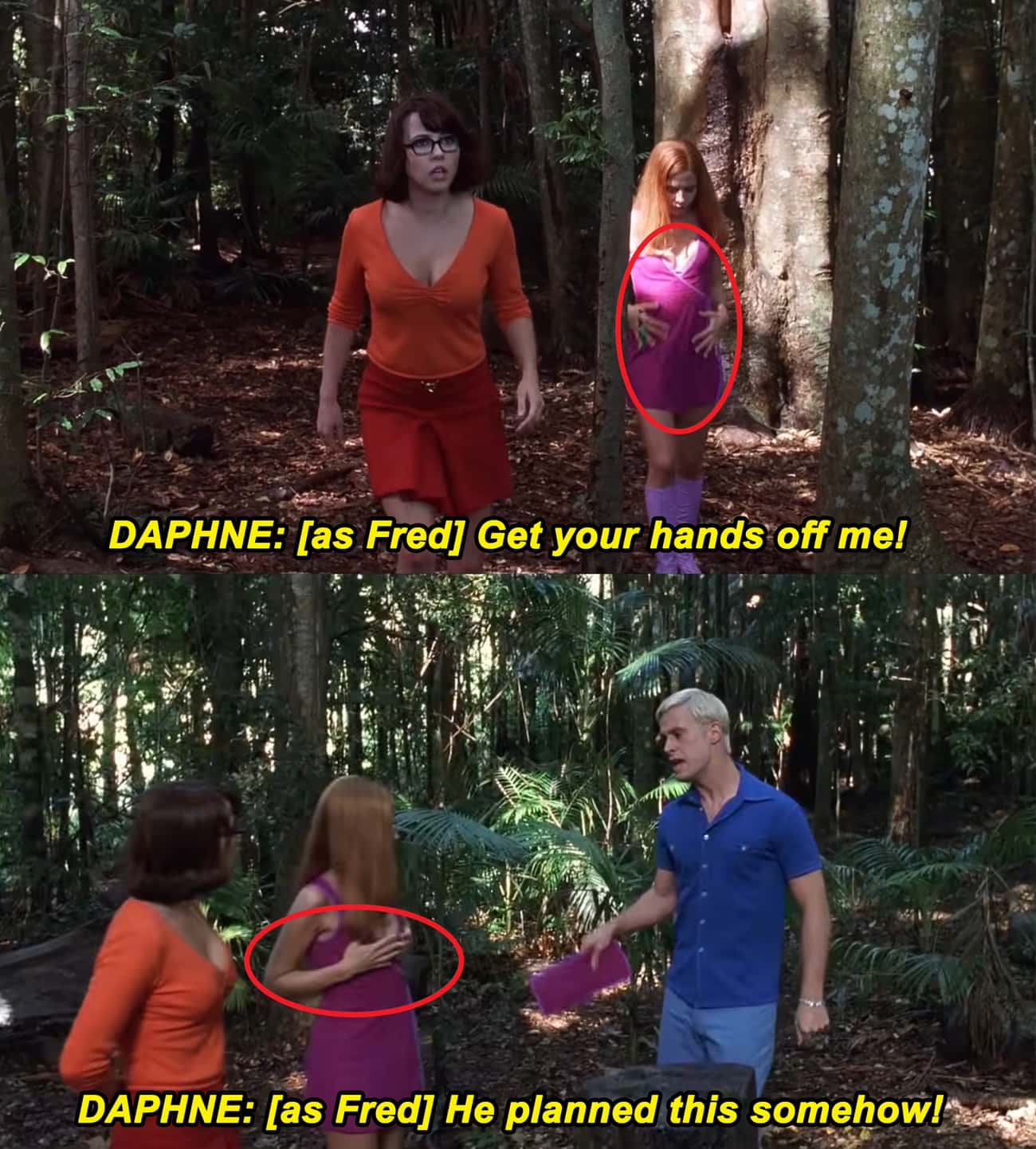 Fred Is Feelin' Himself A Little Too Hard In Daphne's Body
