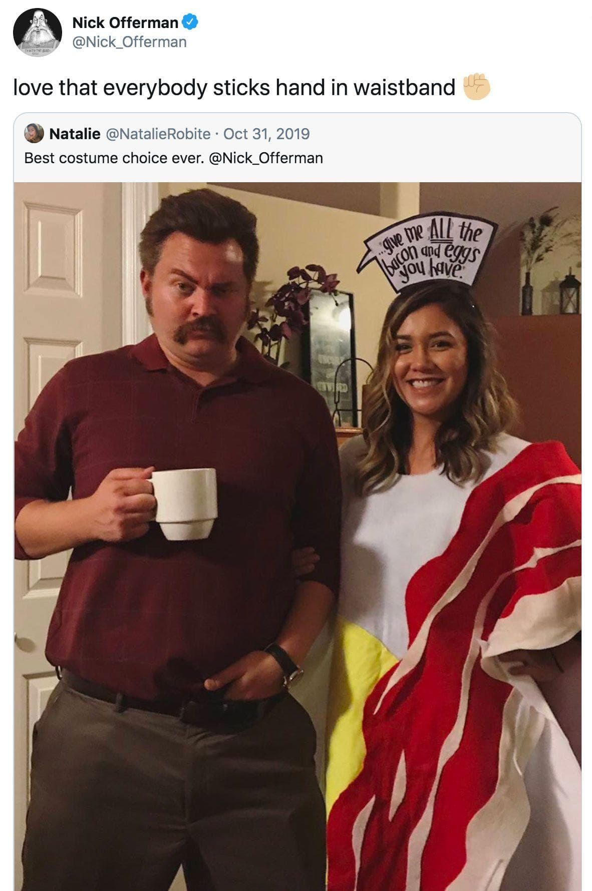 37 Ron Swanson Halloween Costumes That Received Nick Offerman�s Stamp