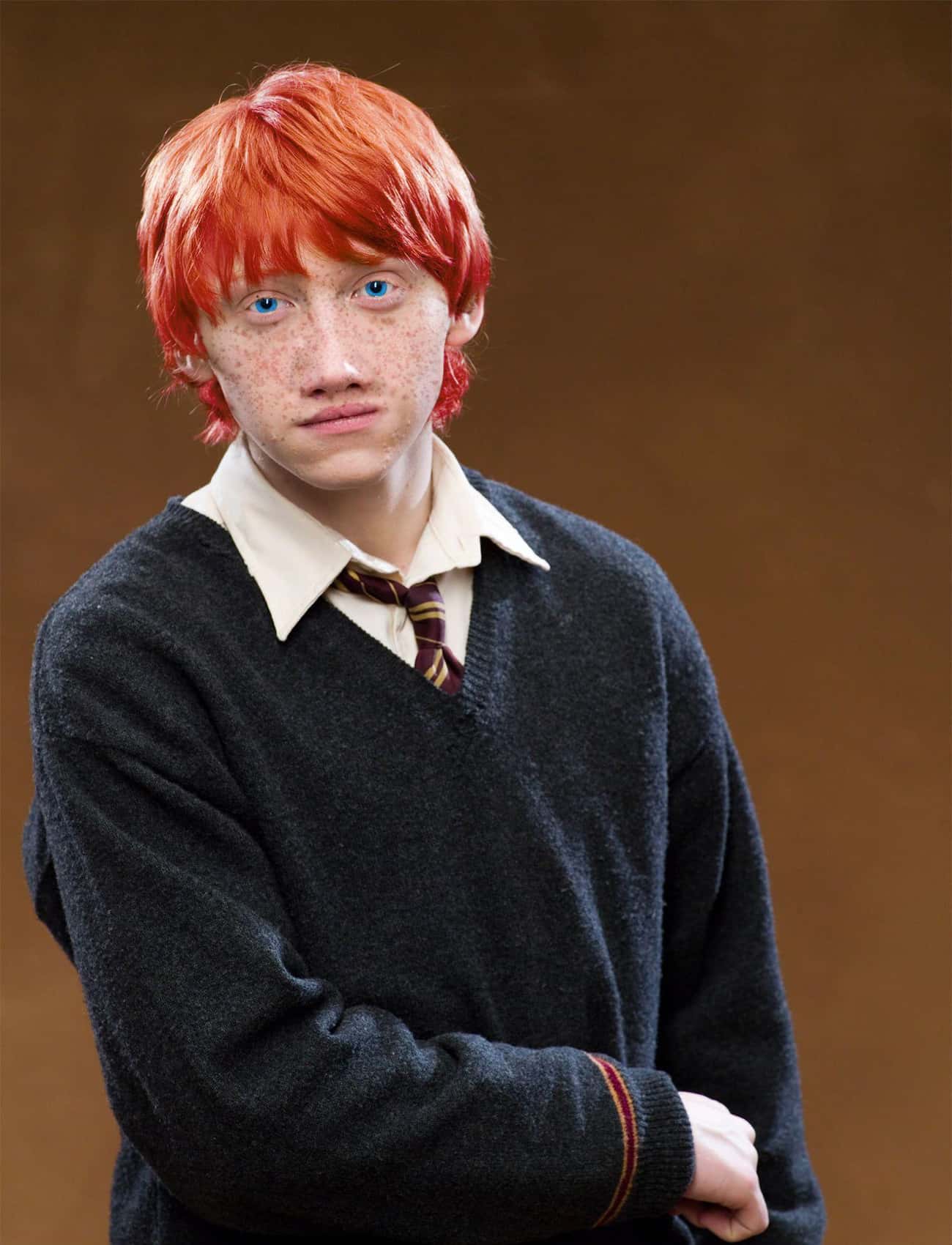 Ron Weasley In The Books: Freckled Gangly Surfer Dude