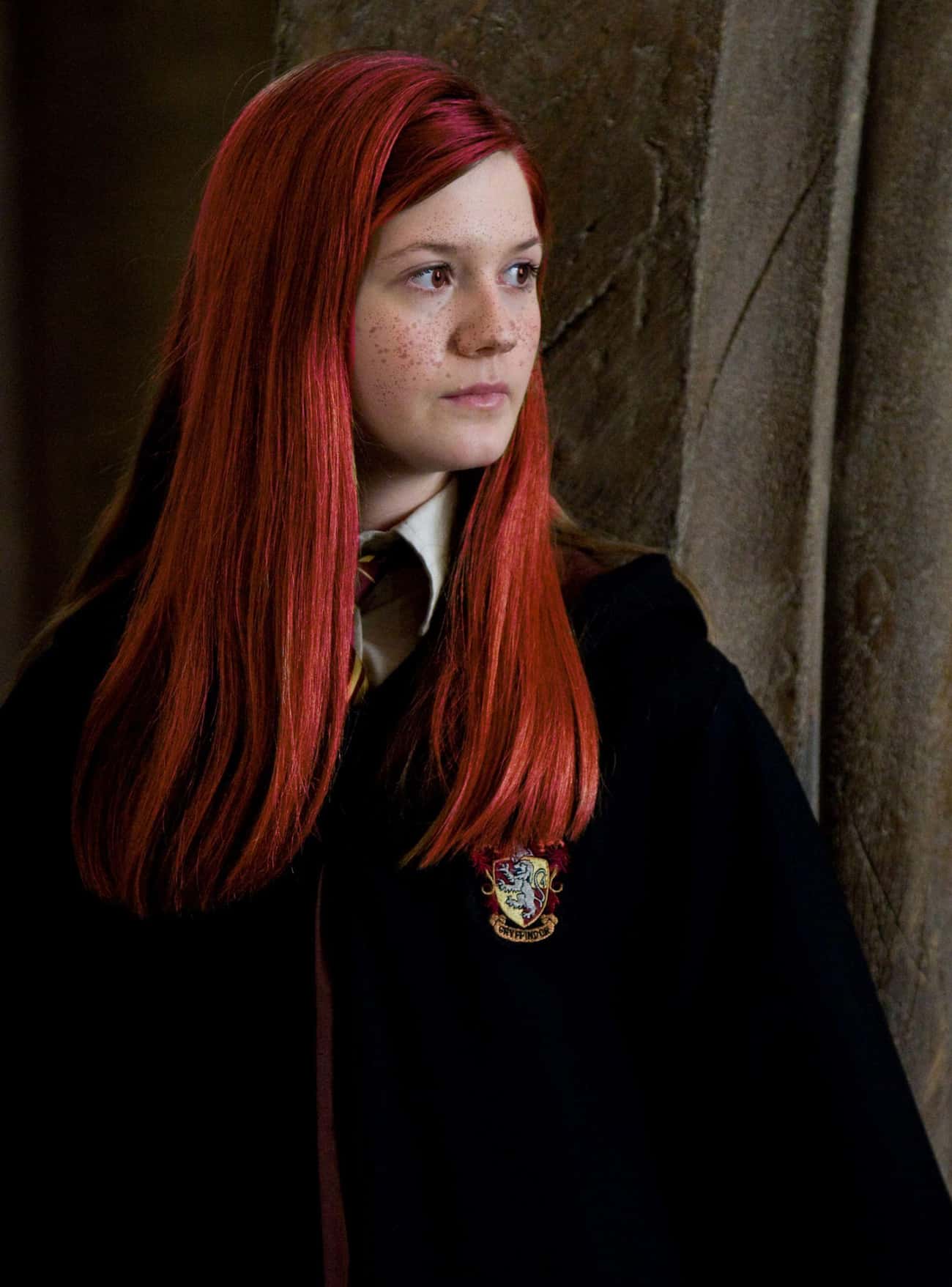 Ginny Weasley In The Books: Fire Hair With Freckles And Bright Brown Eyes
