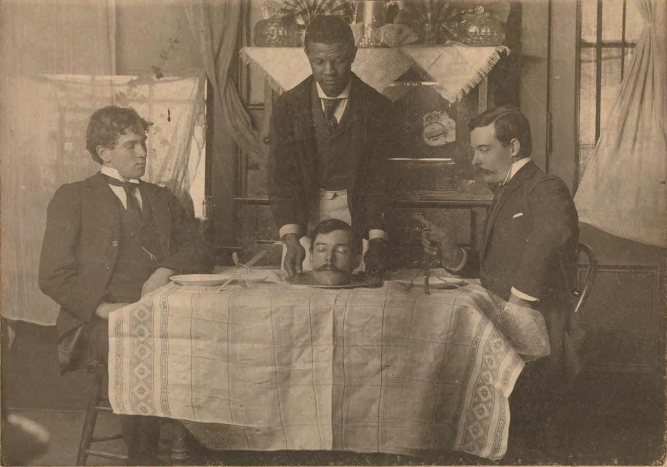 Head Served On A Platter - 1900