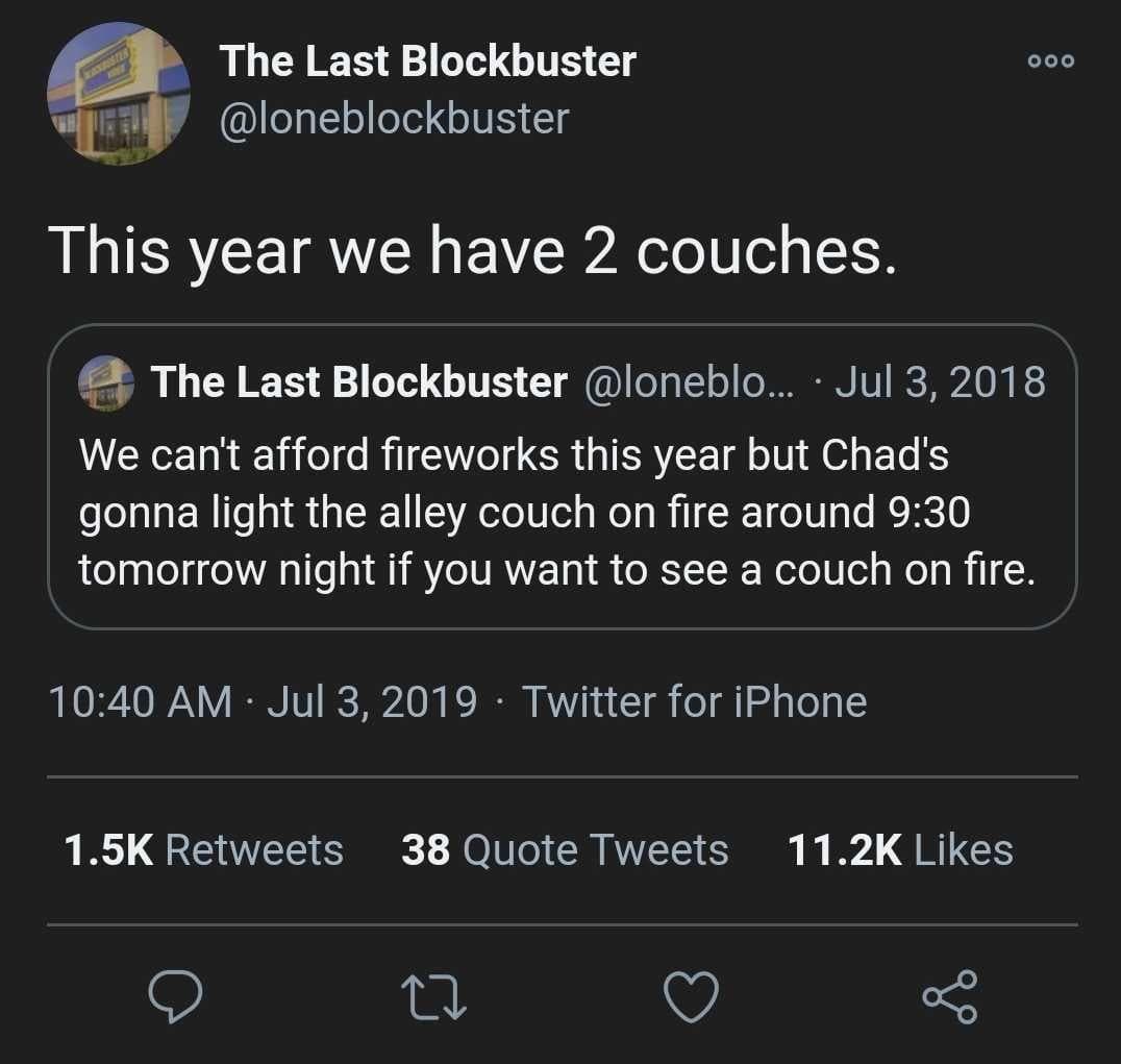 This Lone Blockbuster Has The Weirdest, Funniest Tweets