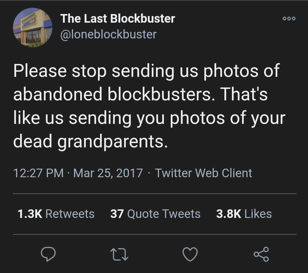 This Lone Blockbuster Has The Weirdest, Funniest Tweets