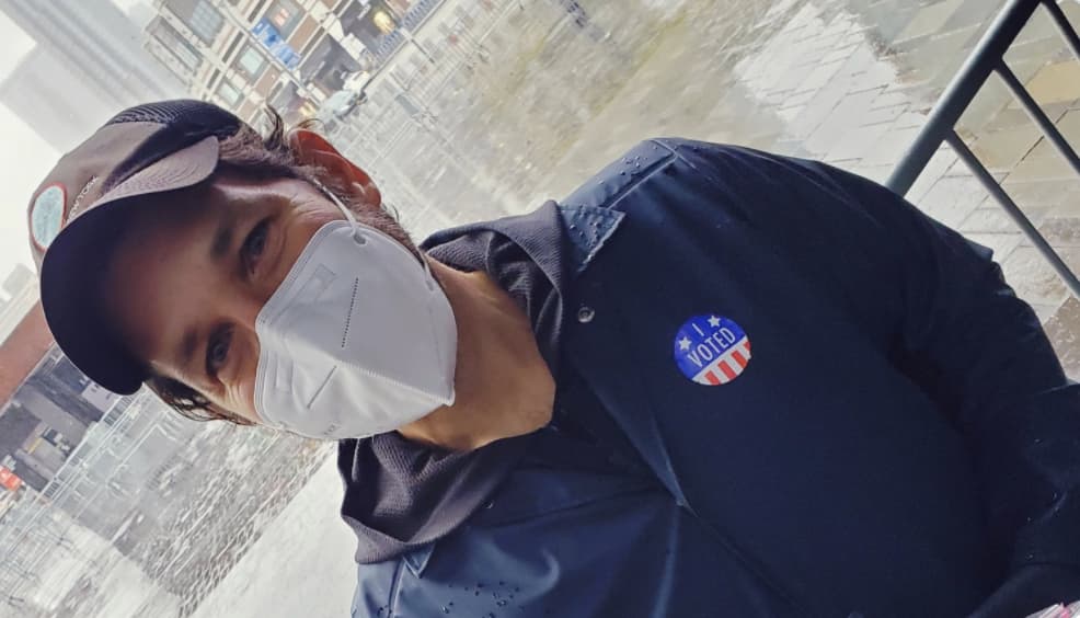 He Gave Cookies To New York Voters Stuck In The Rain