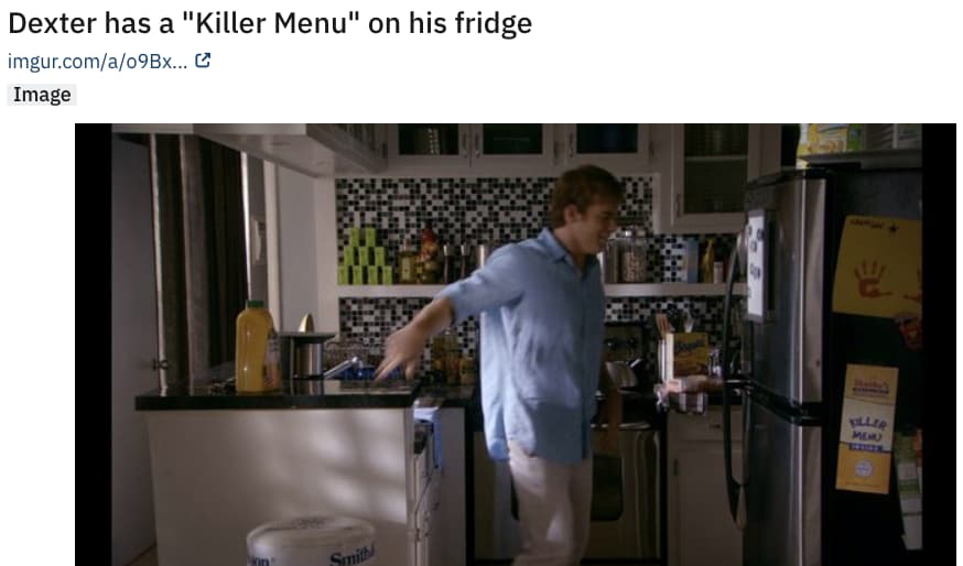 Killer Menu