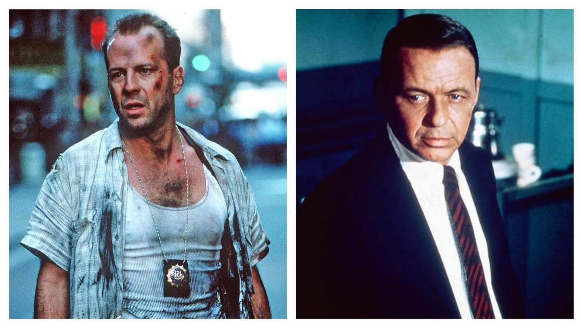 Bruce Willis And Frank Sinatra ('Die Hard' / 'The Detective')