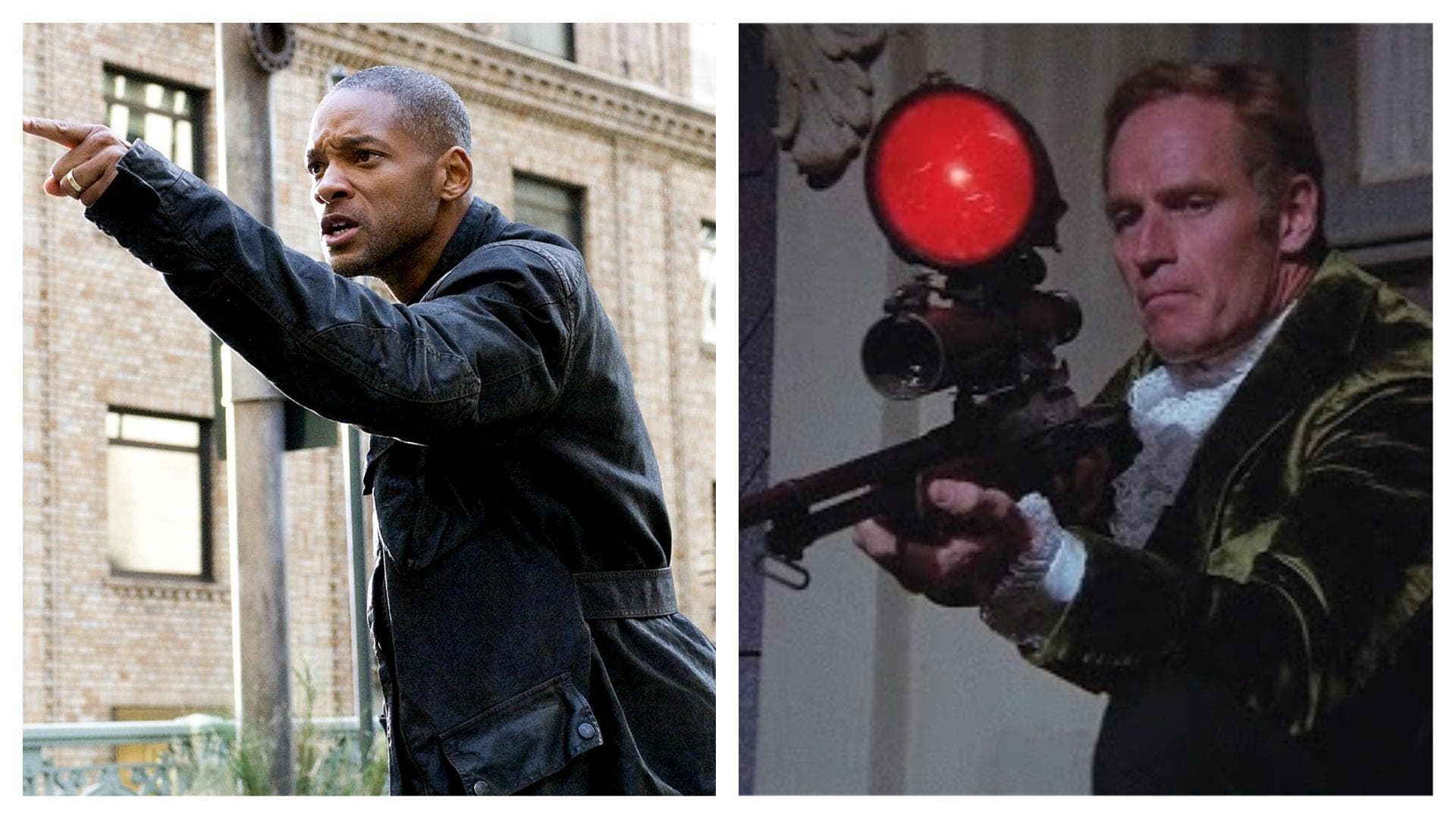 Will Smith And Charlton Heston ('I Am Legend' / 'The Omega Man')