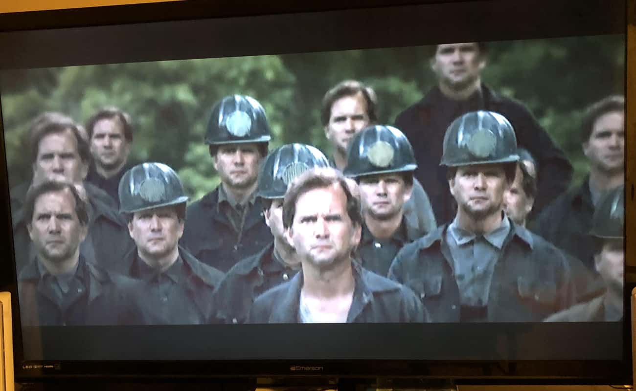 When Katniss Hallucinates, All Of The Coal Miners Have Her Father's Face
