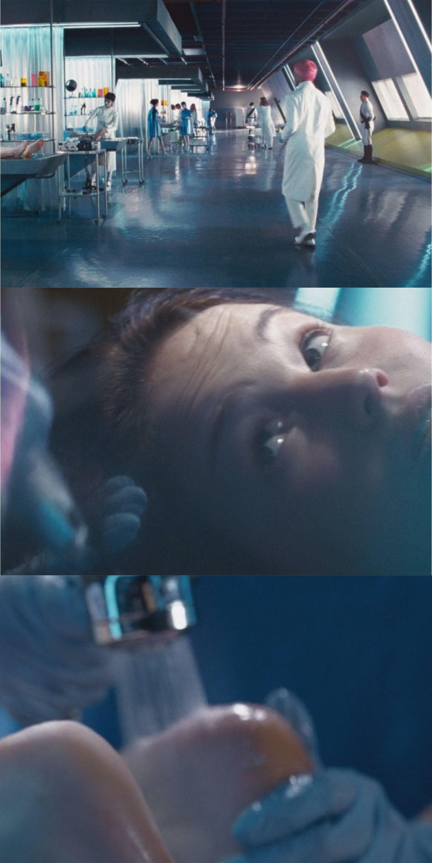 Why Couldn't They Let The Tributes Just Take A Shower Themselves And Then Fix Their Nails And Eyebrows Later?