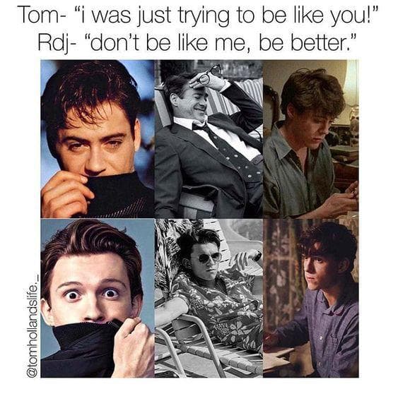 10 Memes That Prove Robert Downey Jr. and Tom Holland Are A Real-Life ...