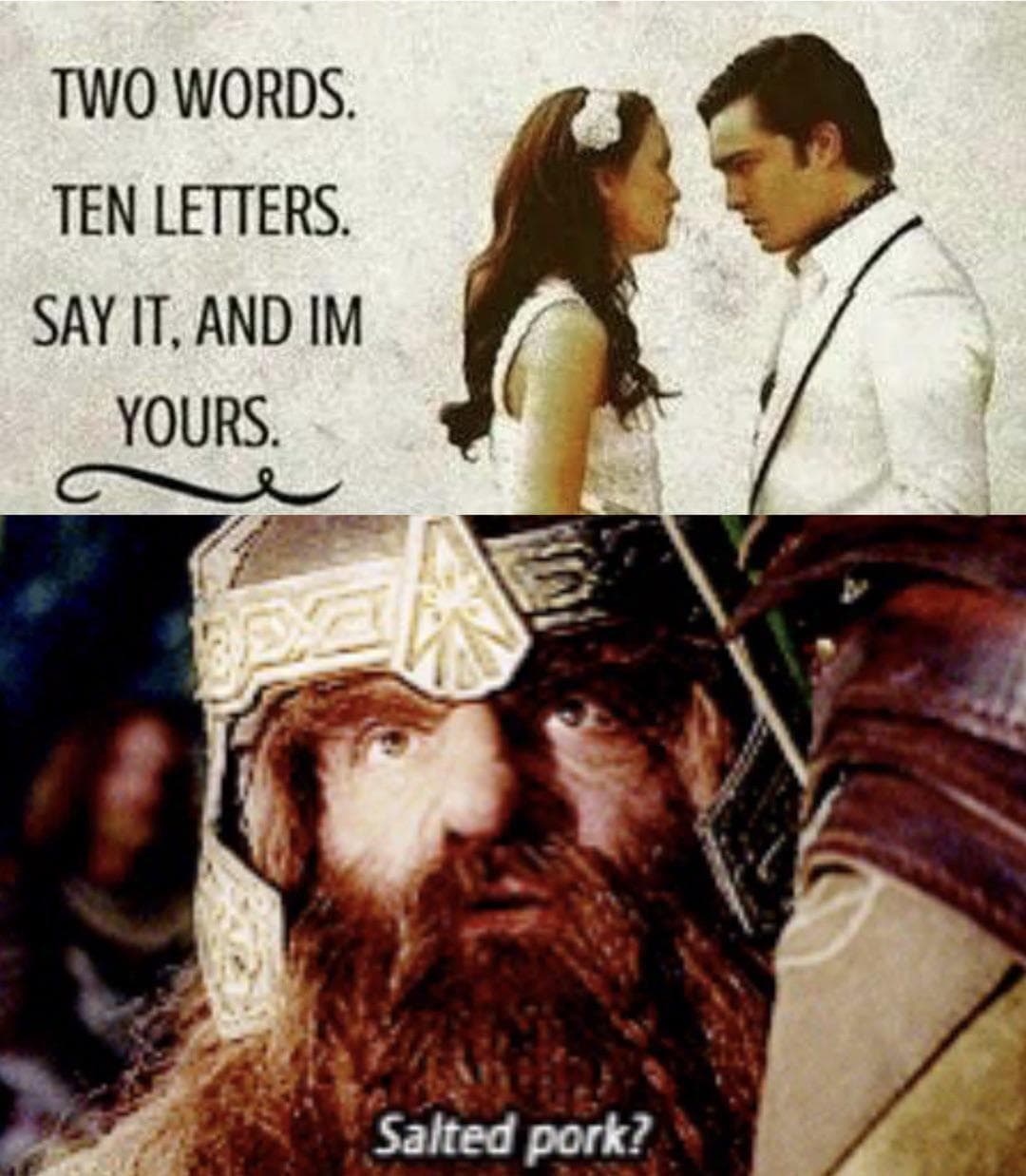 23 Cheeky Gimli Memes That Are Worth Their Salt(ed Pork)