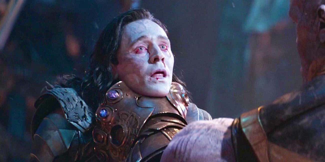 Thanos Squeezing The Life Out Of Loki In 'Infinity War'
