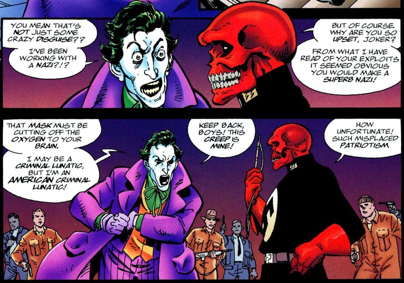 Even The Joker Doesn't Like Nazis