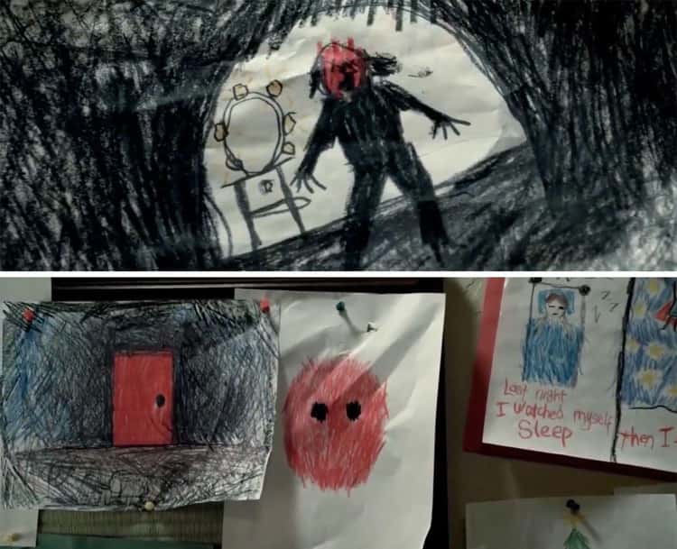 horror movie drawings