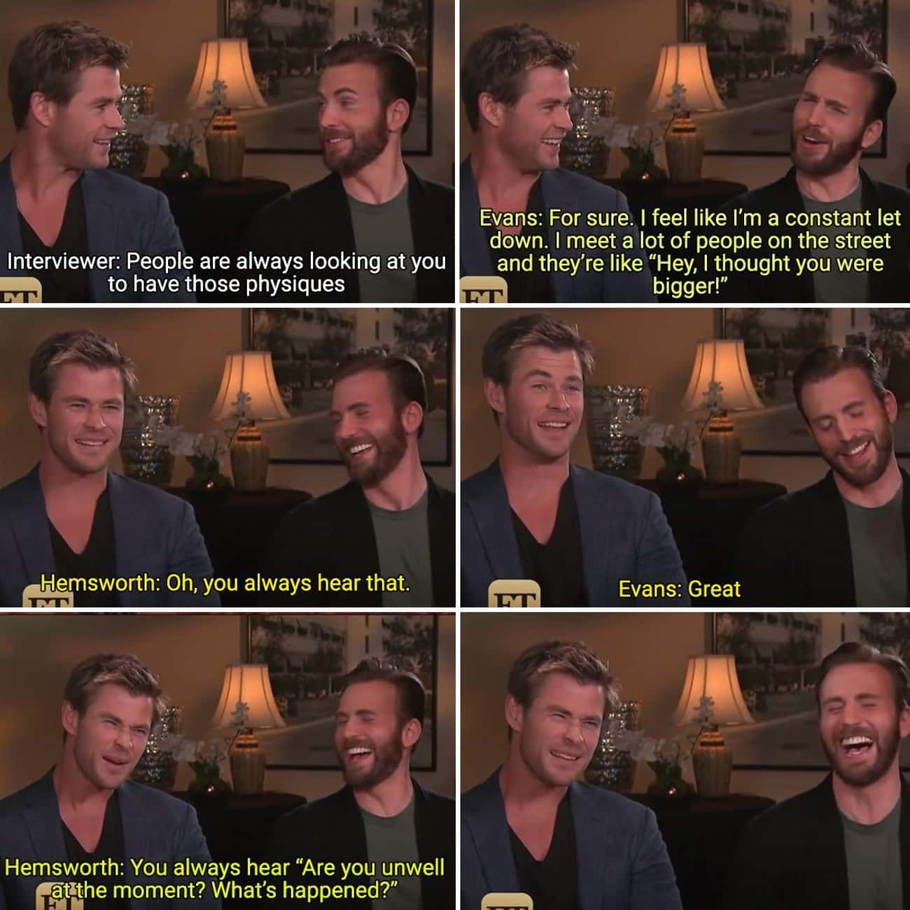 15 Times The Four Chrises Couldn't Help But Talk About Each Other In ...