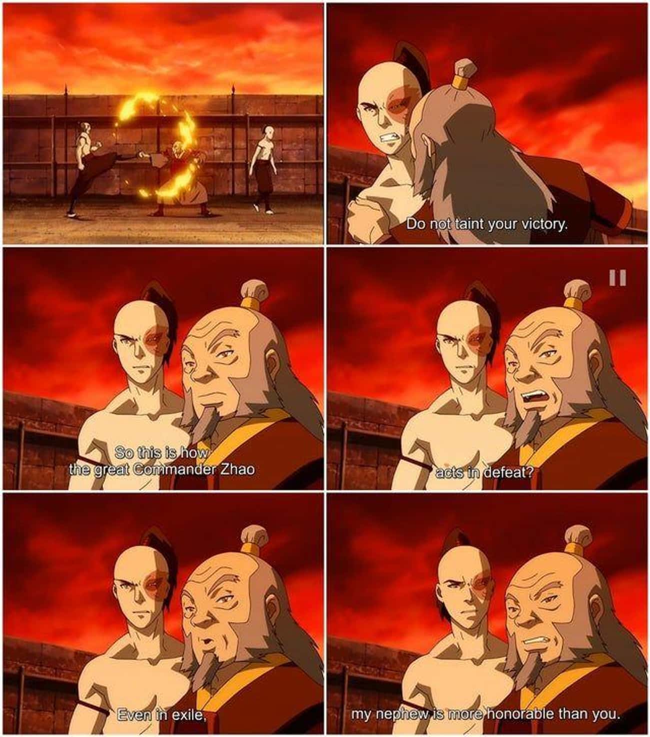Iroh Acts With True Honor