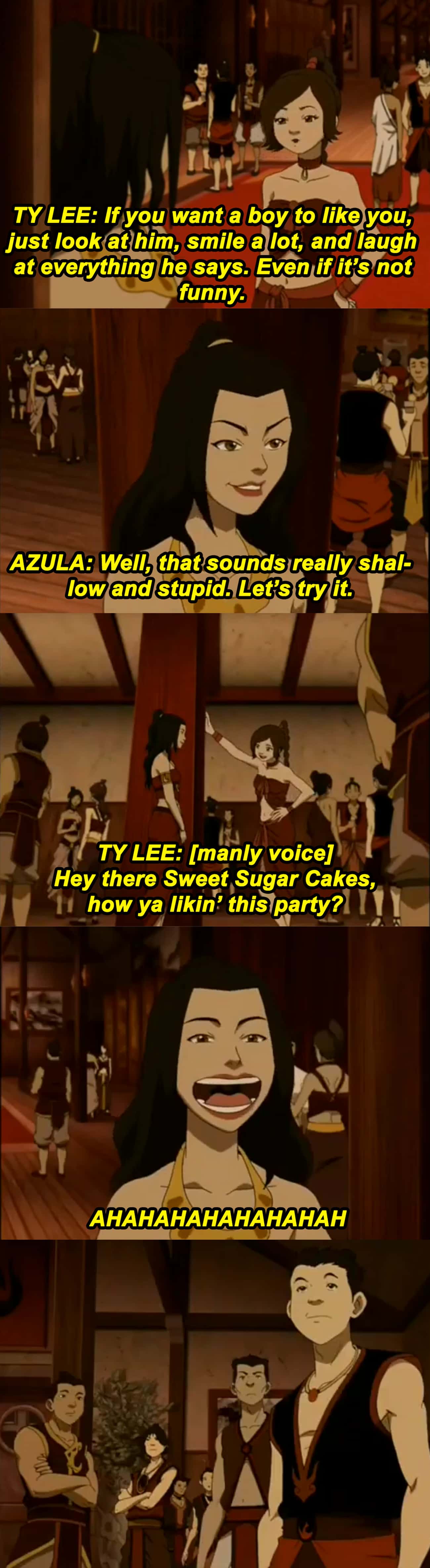 When Ty Lee Helped Azula With Her Flirting Skills